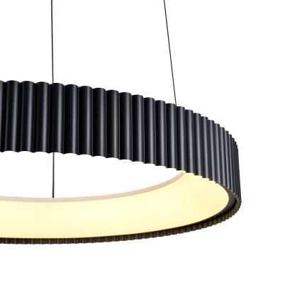 Brilagi - Lampadario a sospensione LED dimmerabile su cavo FALCON MODERN LED/30W/230V 3000-6500K Ø 40 cm nero + telecomando