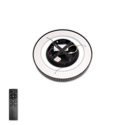 Brilagi - Lampadario a sospensione LED dimmerabile su cavo FALCON MODERN LED/30W/230V 3000-6500K Ø 40 cm nero + telecomando