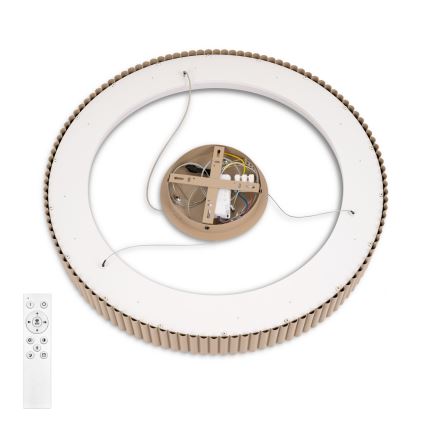 Brilagi - Lampadario LED dimmerabile a cavo FALCON MODERN LED/54W/230V 3000-6500K Ø 60 cm beige + telecomando