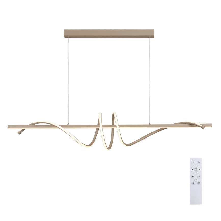 BRILAGI - LED lampada a sospensione dimmerabile con cavo SIGNATURE LED/50W/230V 3000-6000K 120 cm beige + telecomando