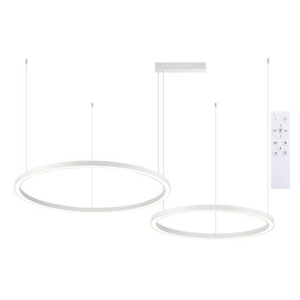 Brilagi - Lampadario a sospensione dimmerabile PORTOFINO LED/98W/230V 3000-6000K bianco + telecomando