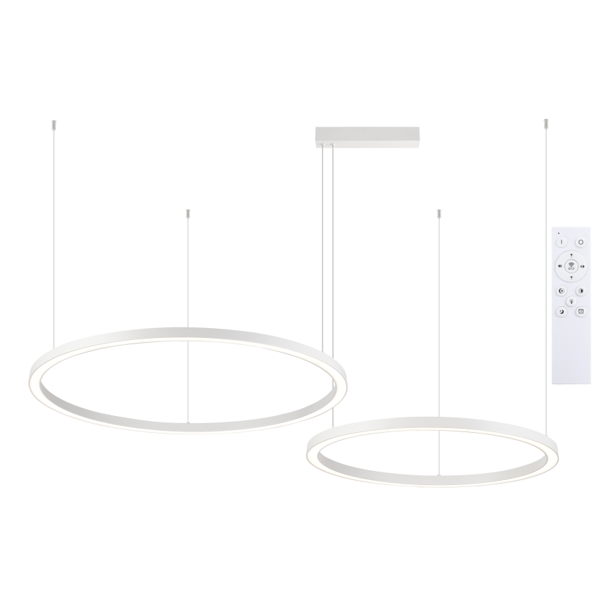 Brilagi - Lampadario a sospensione dimmerabile PORTOFINO LED/98W/230V 3000-6000K bianco + telecomando