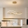 Brilagi - Lampadario LED dimmerabile a sospensione su cavi INFINITY LED/80W/230V 3000-6000K 80x80 cm dorato + telecomando