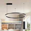 Brilagi - Lampadario LED dimmerabile a sospensione su cavo PORTOFINO LED/60W/230V 3000-6000K Ø 80 cm nero + telecomando