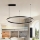 Brilagi - Lampadario LED dimmerabile a sospensione su cavo PORTOFINO LED/60W/230V 3000-6000K Ø 80 cm nero + telecomando