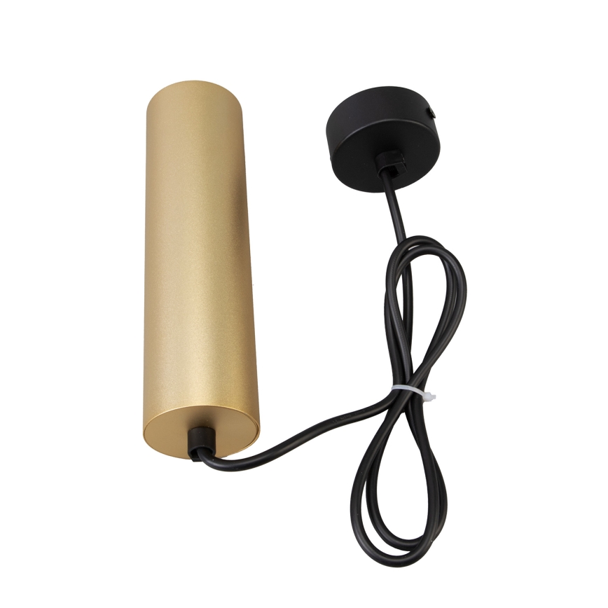Brilagi - LED RGBW dimmerabile lampadario a sospensione su cavo SELE 1xGU10/4,8W/230V 3000K nero/oro + telecomando