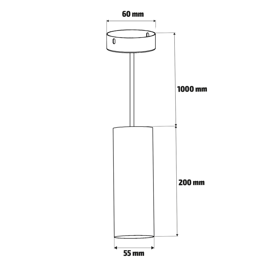 Brilagi - LED RGBW dimmerabile lampadario a sospensione su cavo SELE 1xGU10/4,8W/230V 3000K nero/oro + telecomando