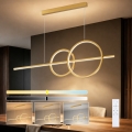 BRILAGI - lampadario LED dimmerabile a sospensione su cavo SIGNATURE LED/53W/230V 3000-6000K 120 cm oro + telecomando