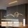 Brilagi - Lampadario LED dimmerabile a sospensione su cavo SIGNATURE LED/55W/230V 3000-6000K 120x23 cm oro + telecomando
