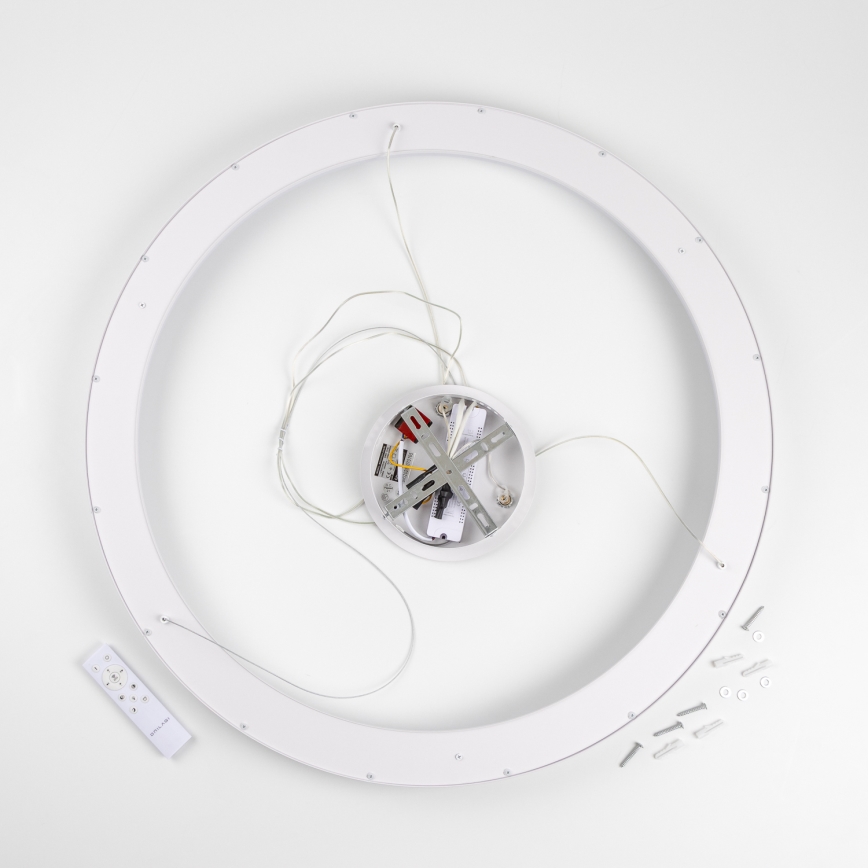 Brilagi - Lampadario LED dimmerabile a cavo FALCON II LED/108W/230V 3000-6500K diam. 80 cm bianco + telecomando