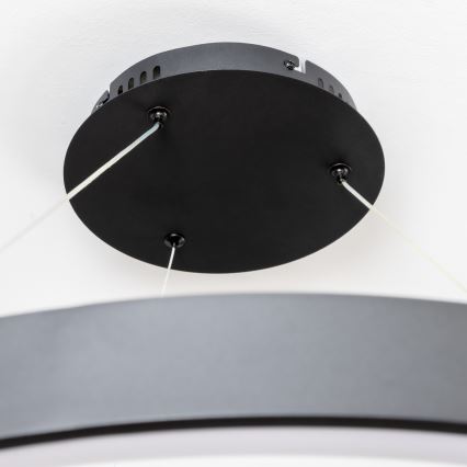 Brilagi - Lampadario LED dimmerabile a sospensione su cavo FALCON II LED/108W/230V 3000-6500K diam. 80 cm nero + telecomando