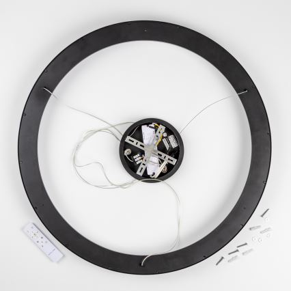 Brilagi - Lampadario LED dimmerabile a sospensione su cavo FALCON II LED/108W/230V 3000-6500K diam. 80 cm nero + telecomando