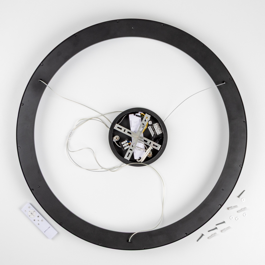 Brilagi - Lampadario LED dimmerabile a sospensione su cavo FALCON II LED/108W/230V 3000-6500K diam. 80 cm nero + telecomando