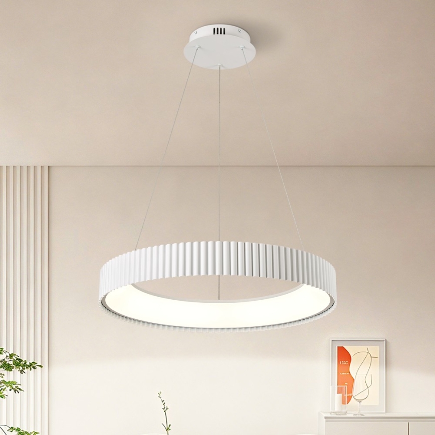 BRILAGI - Lampadario LED dimmerabile su cavo FALCON MODERN LED/54W/230V 3000-6000K Ø 60 cm bianco + telecomando