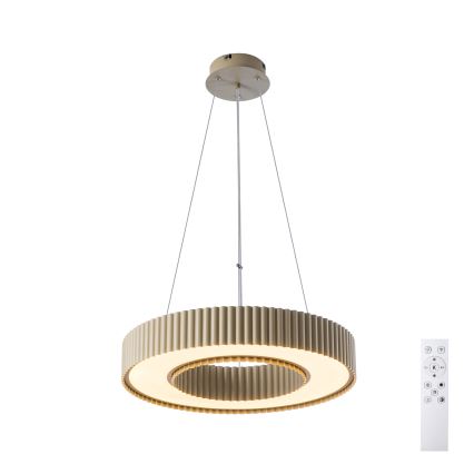 Brilagi - Lampada a sospensione dimmerabile su cavo LUMIX LED/48W/230V 3000-6000K beige Ø 50 cm + telecomando