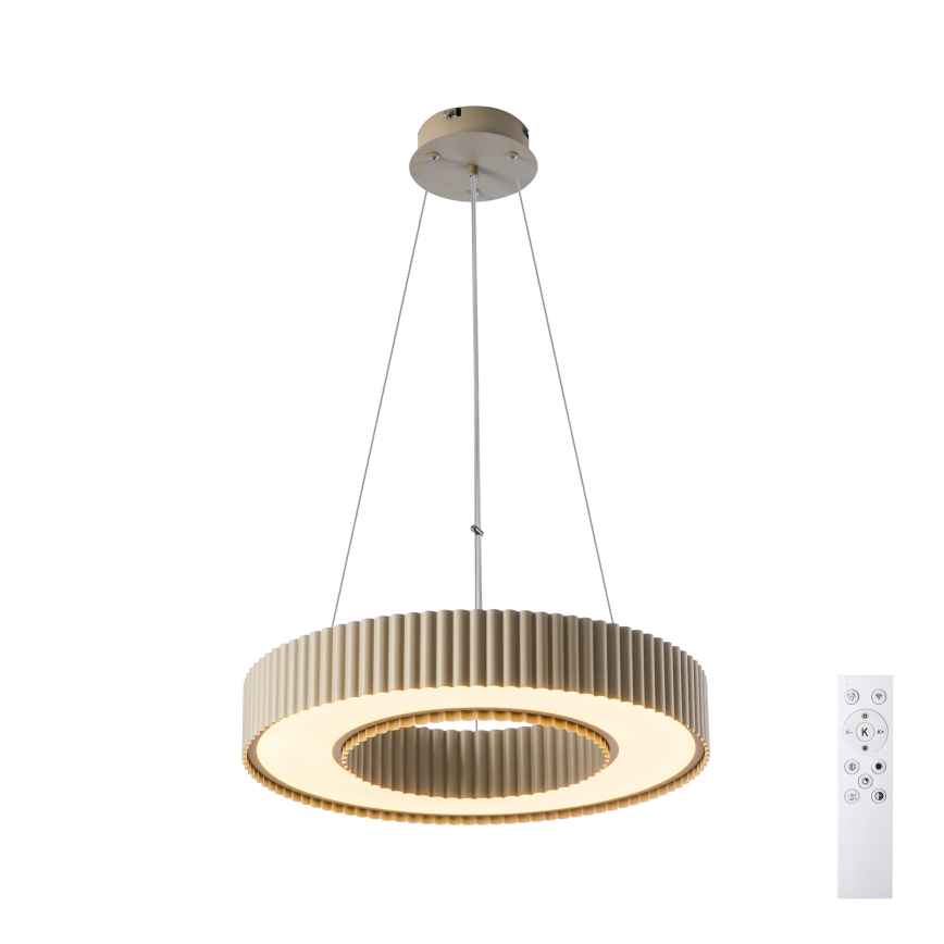 Brilagi - Lampada a sospensione dimmerabile su cavo LUMIX LED/48W/230V 3000-6000K beige Ø 50 cm + telecomando