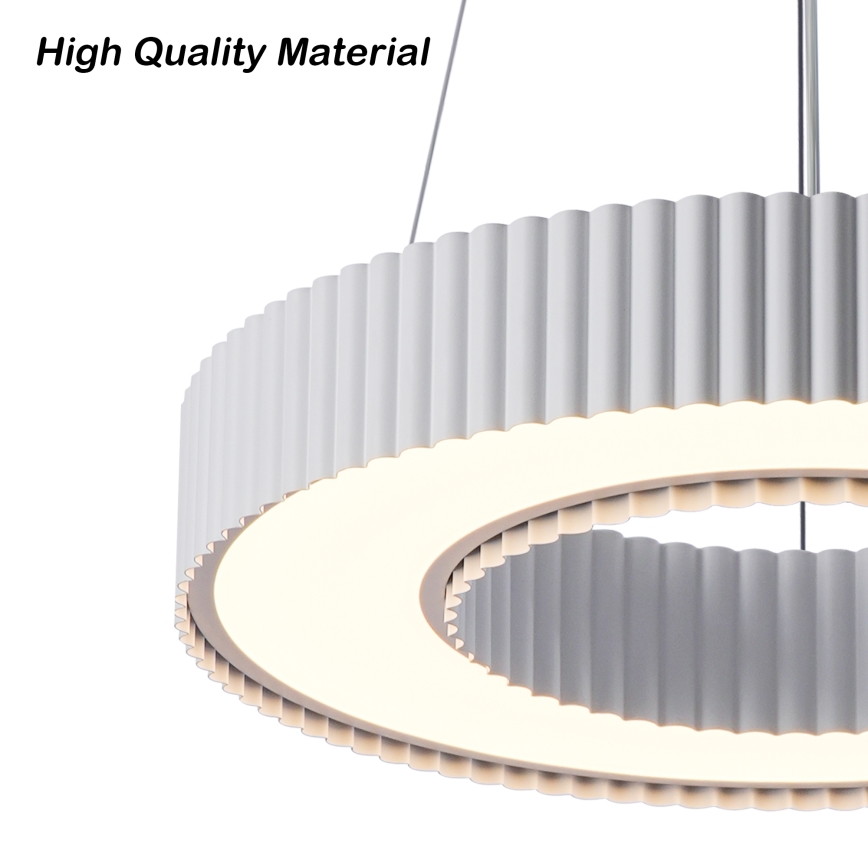 Brilagi - Lampadario dimmerabile a sospensione con cavo LUMIX LED/48W/230V 3000-6000K bianco Ø 50 cm + telecomando