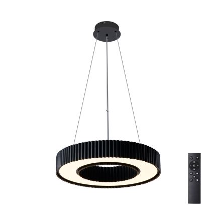Brilagi - Lampadario LED dimmerabile su cavo LUMIX LED/48W/230V 3000-6000K nero Ø 50 cm + telecomando