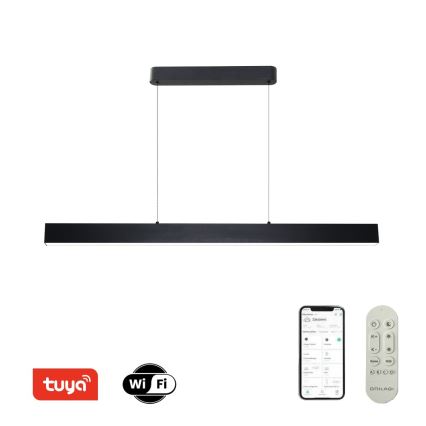 Brilagi - Lampadario a sospensione con filo LED dimmerabile SLEEKLINE SMART LED/40W/230V 3000-6000K Wi-Fi Tuya nero + telecomando