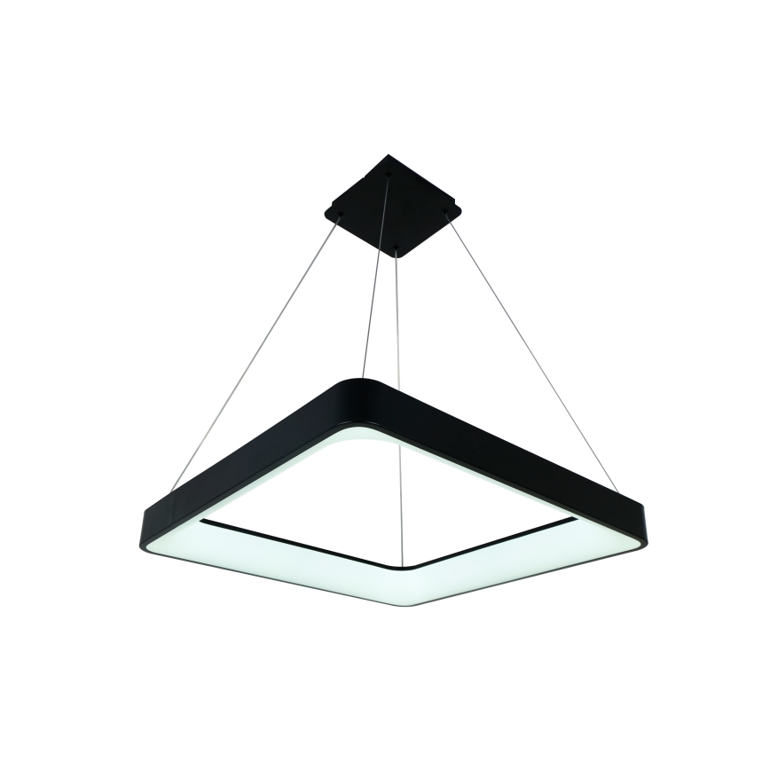 Brilagi - Lampadario LED dimmerabile a cavo FALCON II LED/125W/230V 3000-6500K 60x60 cm nero + telecomando