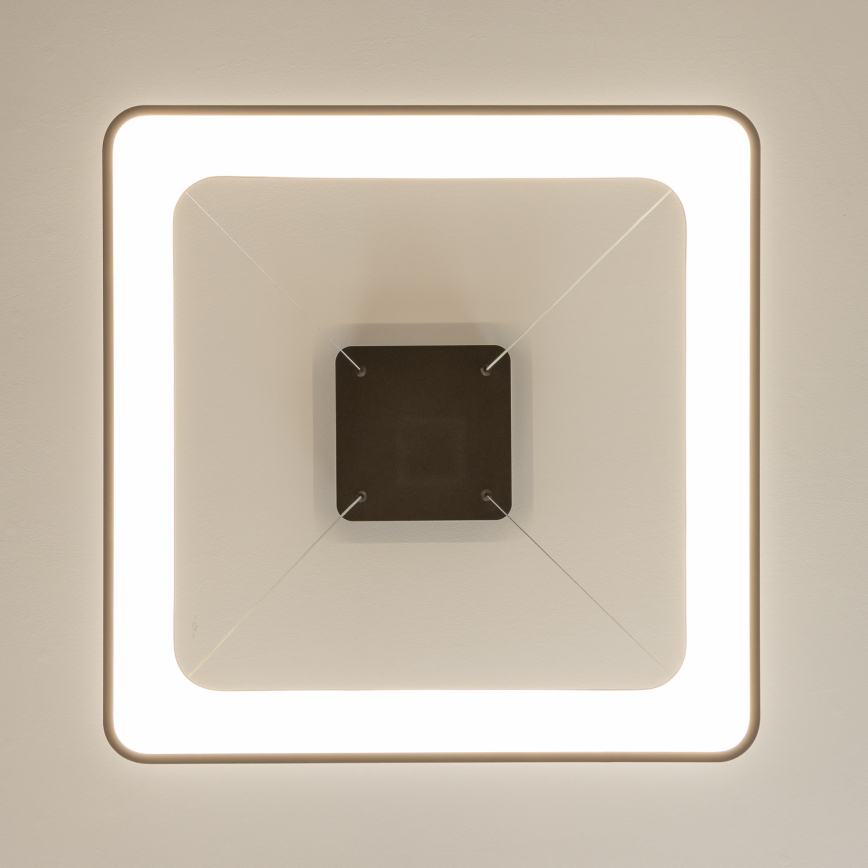 Brilagi - Lampadario LED dimmerabile a cavo FALCON II LED/125W/230V 3000-6500K 60x60 cm nero + telecomando