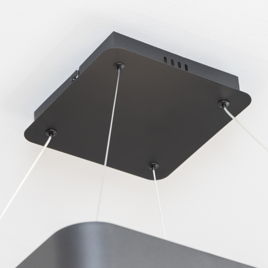 Brilagi - Lampadario LED dimmerabile a cavo FALCON II LED/125W/230V 3000-6500K 60x60 cm nero + telecomando