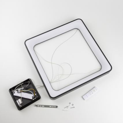 Brilagi - Lampadario LED dimmerabile a cavo FALCON II LED/125W/230V 3000-6500K 60x60 cm nero + telecomando