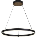 Brilagi - Lampadario LED dimmerabile su cavo CIRCLE LED/85W/230V 3000-6500K Ø 60 cm nero/oro + telecomando