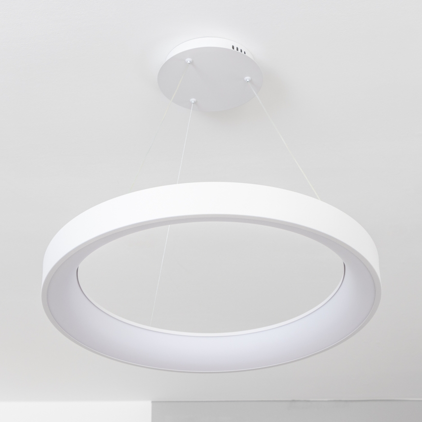Brilagi - Lampadario sospeso dimmerabile a cavi FALCON II LED/99W/230V 3000-6500K Ø 60 cm bianco + telecomando