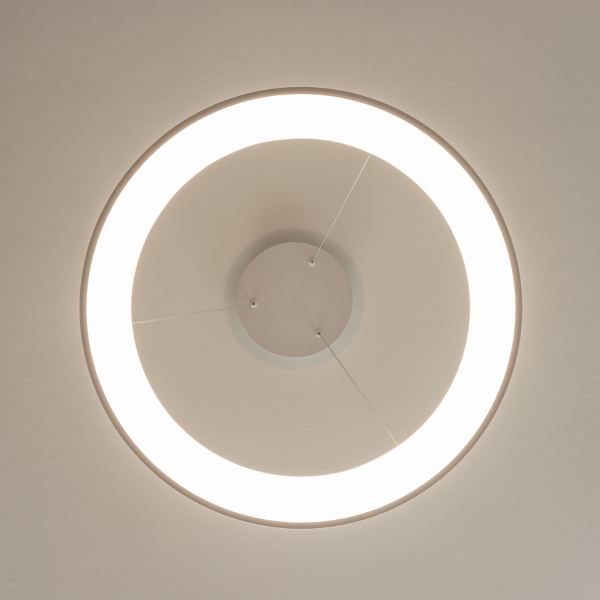 Brilagi - Lampadario sospeso dimmerabile a cavi FALCON II LED/99W/230V 3000-6500K Ø 60 cm bianco + telecomando