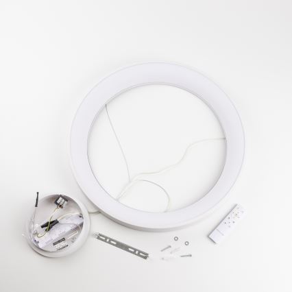 Brilagi - Lampadario sospeso dimmerabile a cavi FALCON II LED/99W/230V 3000-6500K Ø 60 cm bianco + telecomando