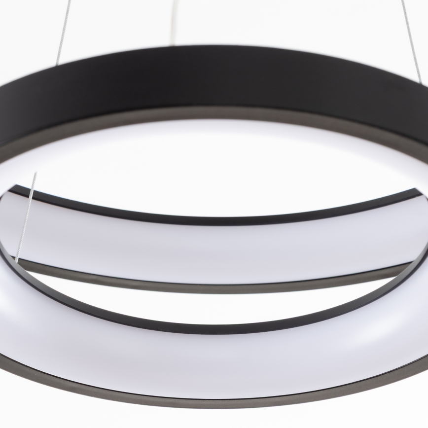 Brilagi - lampada a sospensione LED dimmerabile con cavo FALCON SLIM LED/68W/230V 3000-6500K Ø 50 cm nero + telecomando
