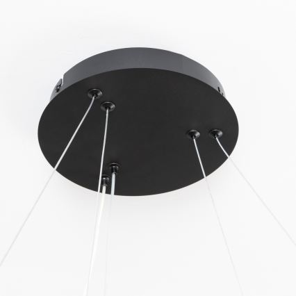 Brilagi - lampada a sospensione LED dimmerabile con cavo FALCON SLIM LED/68W/230V 3000-6500K Ø 50 cm nero + telecomando