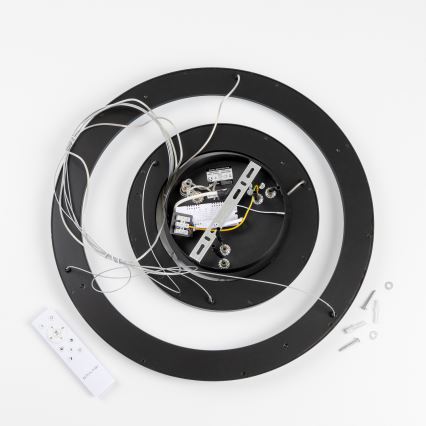 Brilagi - lampada a sospensione LED dimmerabile con cavo FALCON SLIM LED/68W/230V 3000-6500K Ø 50 cm nero + telecomando