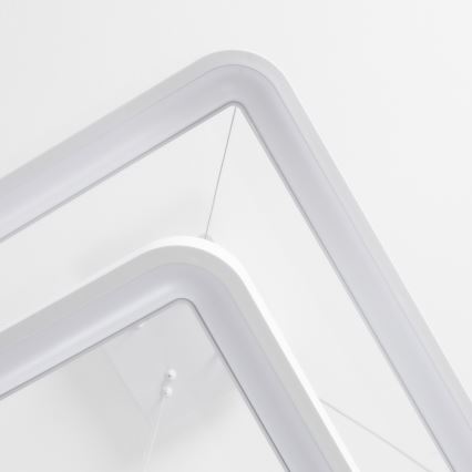 Brilagi - Lampada a sospensione dimmerabile su cavo FALCON SLIM LED/78W/230V 3000-6500K 50x50 cm bianco + telecomando