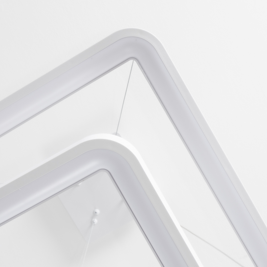 Brilagi - Lampada a sospensione dimmerabile su cavo FALCON SLIM LED/78W/230V 3000-6500K 50x50 cm bianco + telecomando