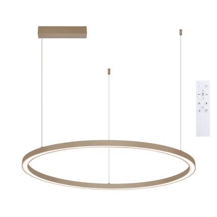BRILAGI - Lampadario dimmerabile a sospensione su cavo PORTOFINO LED/60W/230V 3000-6000K Ø 80 cm beige + telecomando