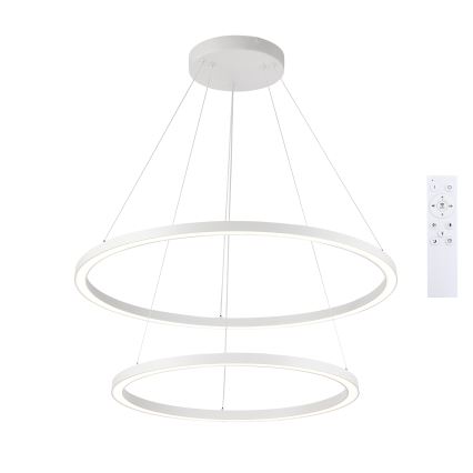 Brilagi - Lampadario LED dimmerabile a cavo PORTOFINO LED/98W/230V 3000-6000K Ø 80 cm bianco + telecomando