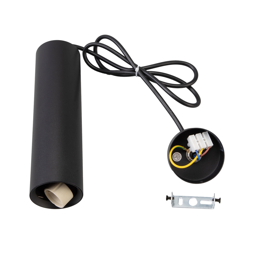 Brilagi - Lampadario LED RGBW dimmerabile a sospensione su cavo SELE 1xGU10/4,8W/230V 3000K nero + telecomando