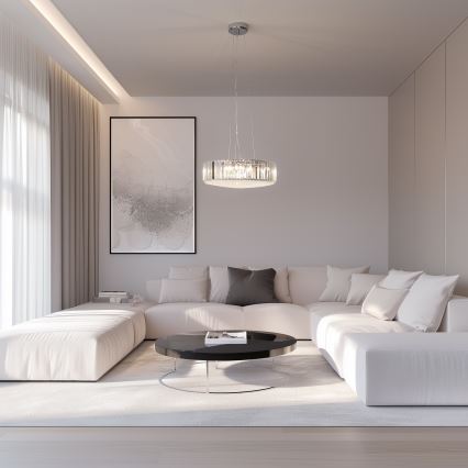 Brilagi - Lampadario LED in cristallo a sospensione su cavo GLAMOUR 5xG9/42W/230V