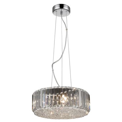 Brilagi - Lampadario LED in cristallo a sospensione su cavo GLAMOUR 5xG9/42W/230V
