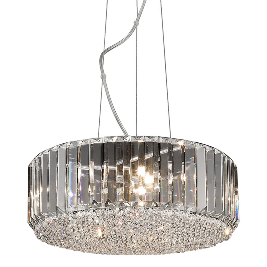 Brilagi - Lampadario LED in cristallo a sospensione su cavo GLAMOUR 5xG9/42W/230V