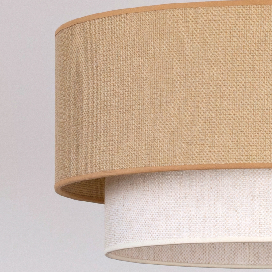 Brilagi - Lampadario LED montato a soffitto BOHO ECO 1xE27/10W/230V Ø 40 cm beige/crema