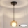 Brilagi - Lampadario LED RGB+CCT dimmerabile su cavo AURA LUX 1xGX53/14W/230V 2700-6500K Wi-Fi Tuya nero/oro