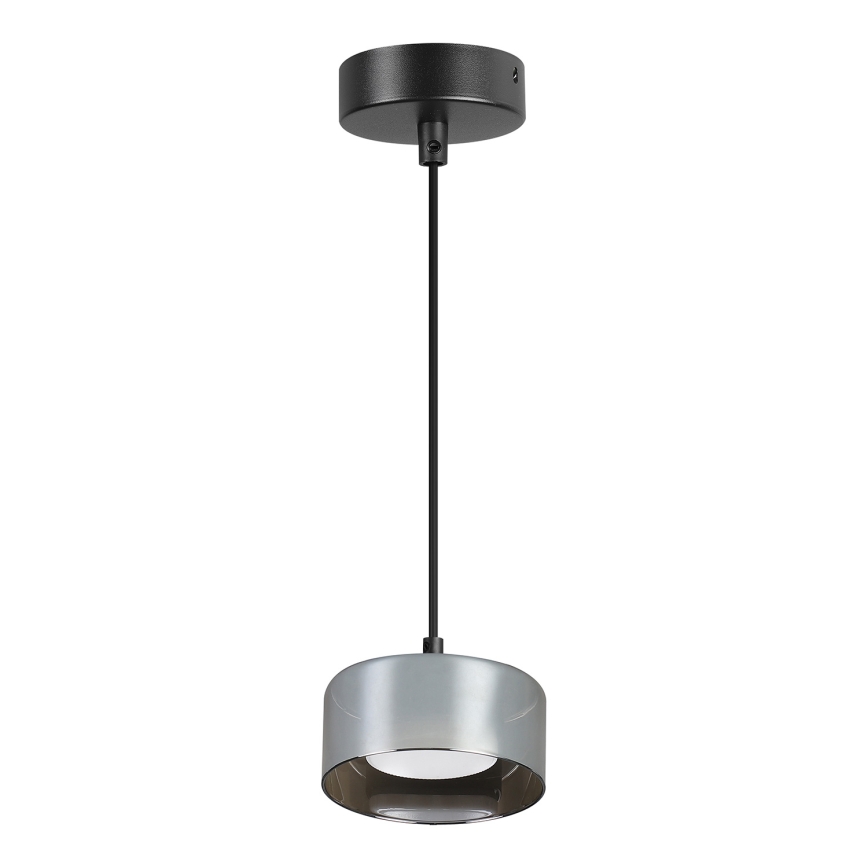 Brilagi - LED RGB+CCT Lampadario dimmerabile a sospensione su cavo AURA LUX 1xGX53/14W/230V 2700-6500K Wi-Fi Tuya nero/fumé