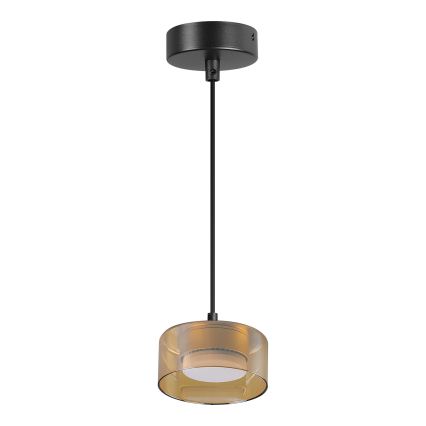 Brilagi - Lampadario LED RGB+CCT dimmerabile su cavo AURA LUX 1xGX53/14W/230V 2700-6500K Wi-Fi Tuya nero/oro