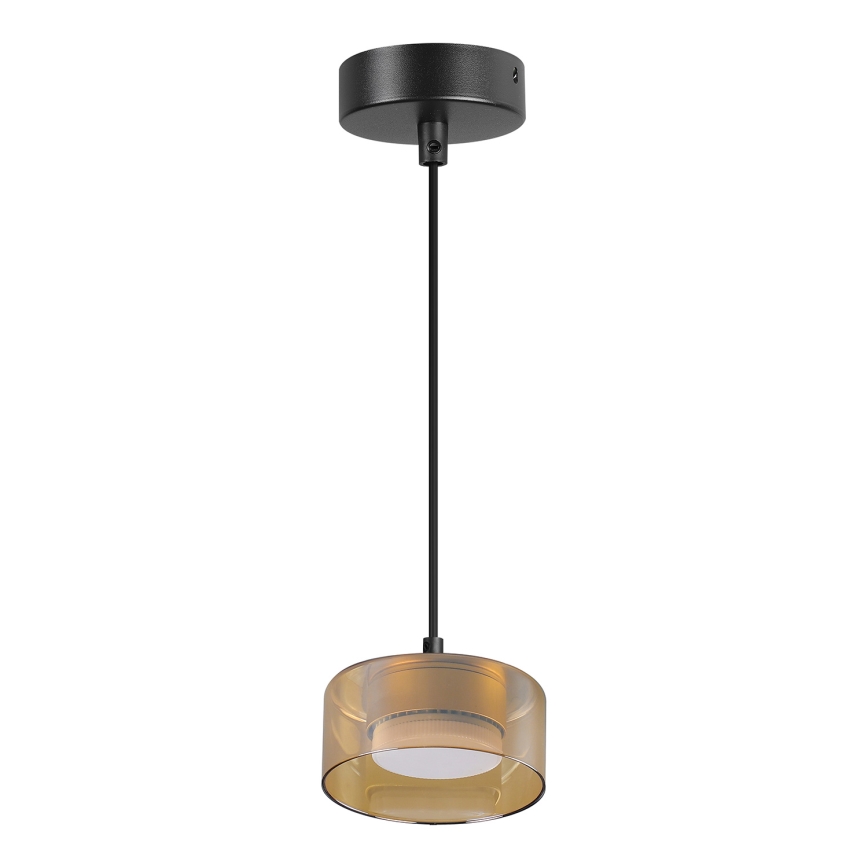 Brilagi - Lampadario LED RGB+CCT dimmerabile su cavo AURA LUX 1xGX53/14W/230V 2700-6500K Wi-Fi Tuya nero/oro