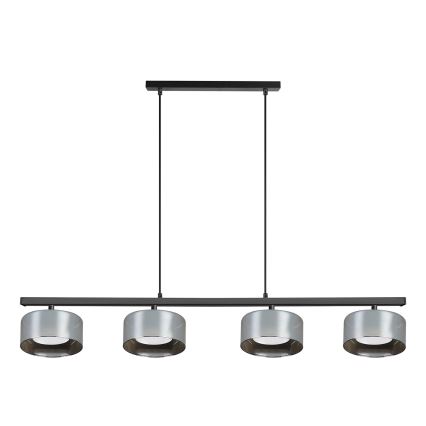 Brilagi - Lampadario LED dimmerabile RGB+CCT a sospensione su cavi AURA LUX 4xGX53/14W/230V 2700-6500K Wi-Fi Tuya nero/fumé