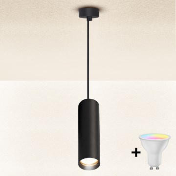 Brilagi - Lampadario LED RGBW dimmerabile a cavo SELE 1xGU10/4,8W/230V 3000K nero