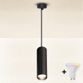 Brilagi - Lampadario LED RGBW dimmerabile a cavo SELE 1xGU10/6W/230V 3000K nero